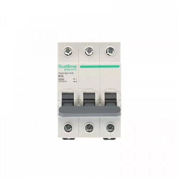 Выключатель автоматический 3п City9 Set (АВ) B 16А 6кА 400В SE C9F16316