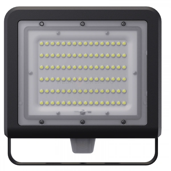 Прожектор светодиодный 80 682 NFL-03-100-6.5К-BL-LED 100Вт 6500К IP65 14200лм с датчиком черн. Navigator 80682