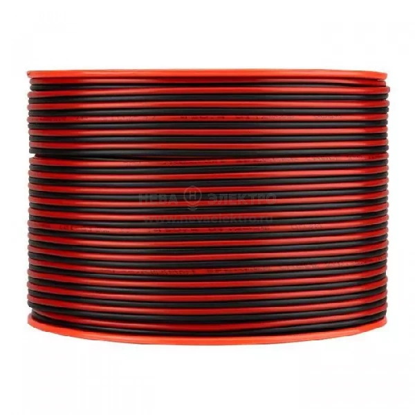 Кабель Stereo 2х0.35 Red/Black 100м (м) Rexant 01-6102-3
