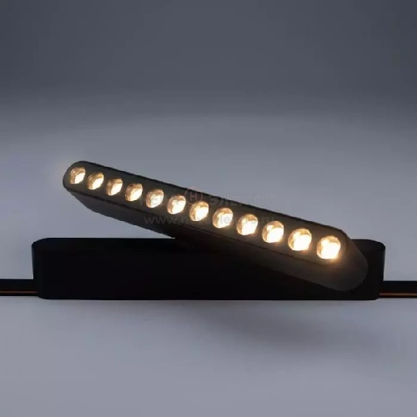Светильник светодиодный трековый MTR16 1312R 12Вт 3000К spot 36град. BL IP20 низковольтный Pro черн. JazzWay 5056992
