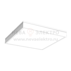 Светильник светодиодный C070 595х595х55 35Вт/36Вт 5000К IP54 медицинский встраив. аварийный автономный постоянного действия с опаловым рассеив. VARTON V1-C0-00080-10A00-5403650