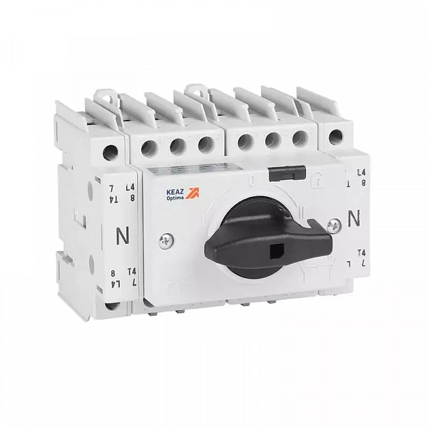 Выключатель-разъединитель реверсивный 4п 25А OptiSwitch DI-25-4C КЭАЗ 332086