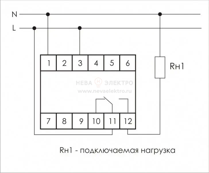 Реле времени PCU-511U 8А 12-264В AC/DC 1 перекл. IP20 многофункц. монтаж на DIN-рейке F&F EA02.001.011