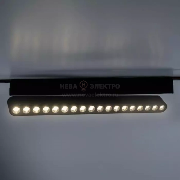 Светильник светодиодный трековый MTR16 1318R 18Вт 4000К spot 36град. BL IP20 низковольтный Pro черн. JazzWay 5057098