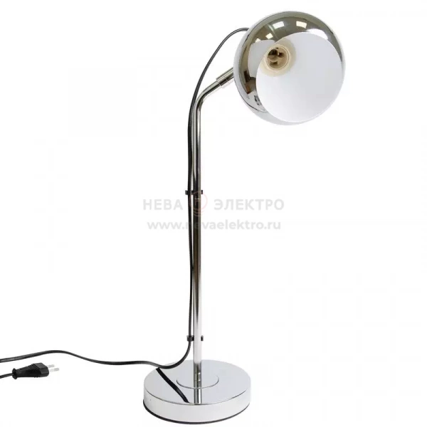 Светильник настольный UML-B702 E14 SILVER 60Вт цоколь Е14 механический выкл. серебр. ТМ Uniel UL-00010159