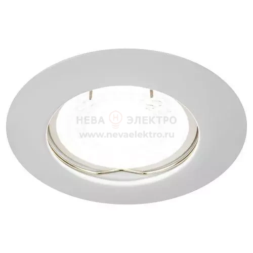 Светильник точечный ST3 WH 50Вт MR16 12В штампован. бел. ЭРА C0043801