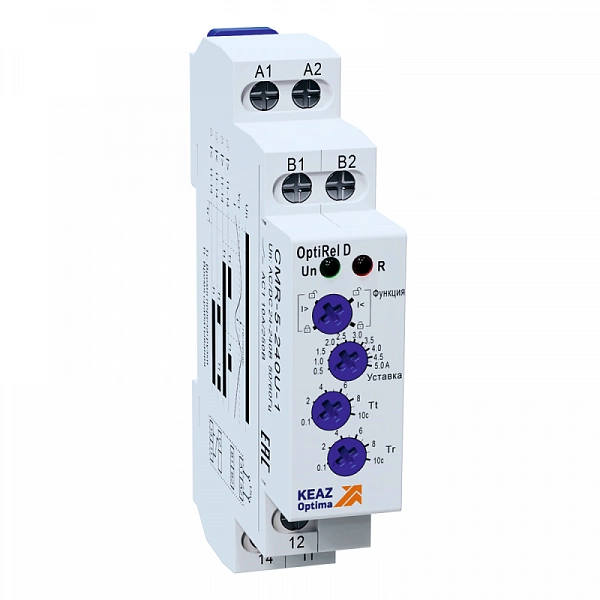 Реле контроля тока OptiRel D CMR-05-240U-1 50…500мА 10А 1СО 24-240АС/DC КЭАЗ 332025