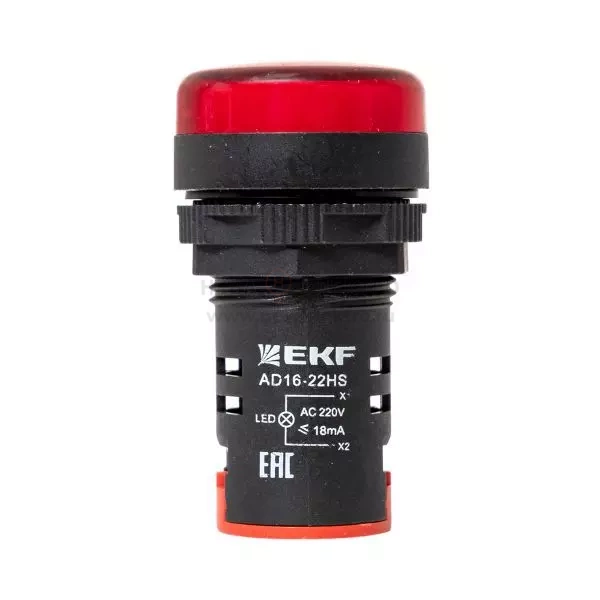 Матрица светодиодная AD16-22HS крас. EKF ledm-ad16-r