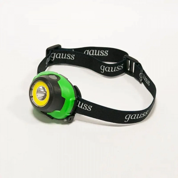 Фонарь налобный GFL 4Вт 230лм IP42 элементы питания 3хAAA GAUSS GF303