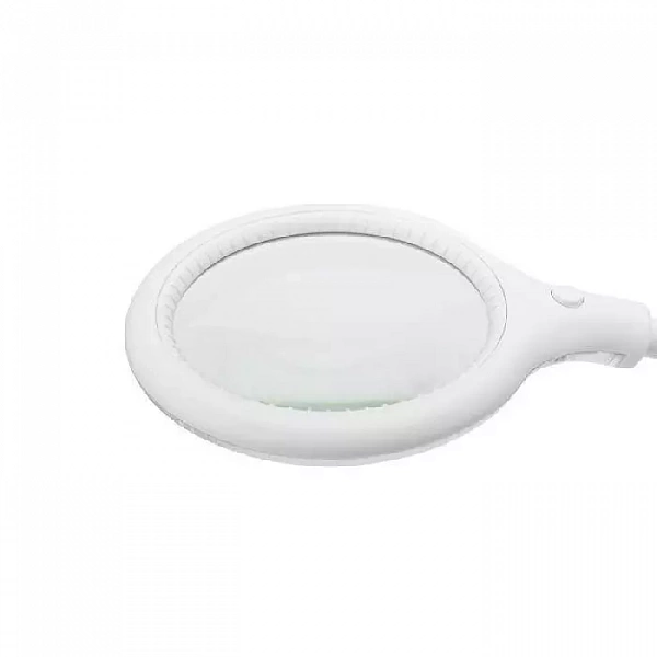 Лупа настольная малая 3Х с подсветкой 30 LED (подставка + прищепка) бел. REXANT 31-0247