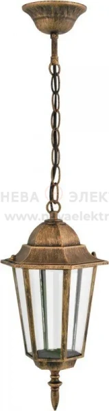 Светильник 4105 (НСУ 60Вт) 60Вт E27 IP43 улично-садовый бронза Camelion 5648