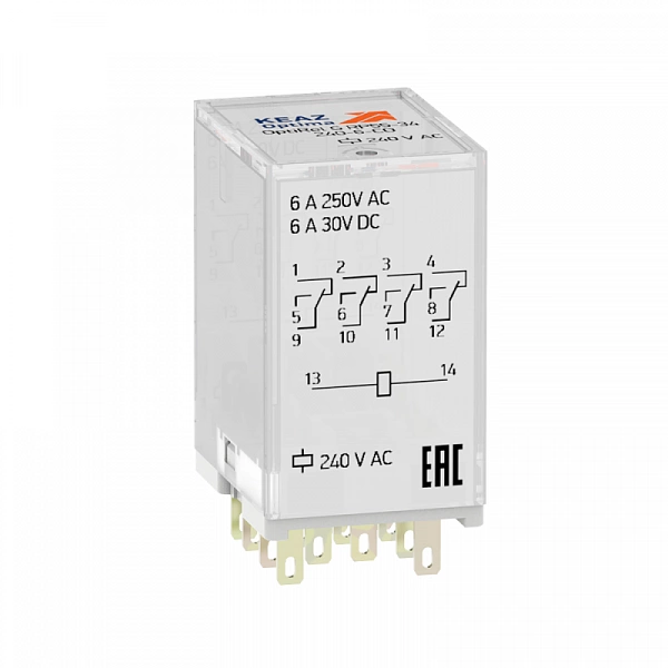 Реле промежуточное OptiRel G RP55-14-110D-6-CO КЭАЗ 281062