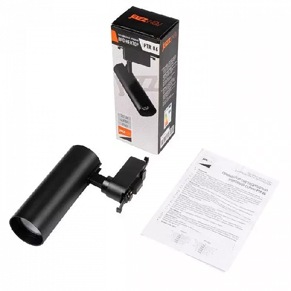 Светильник светодиодный трековый PTR 0620 20Вт 4000К IP40 24град. BL черн. JazzWay 5035799