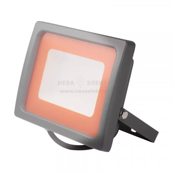 Прожектор светодиодный PFL-SC 50Вт 6500К IP65 190-260В ДО закален. матов. стекло JazzWay 5001435
