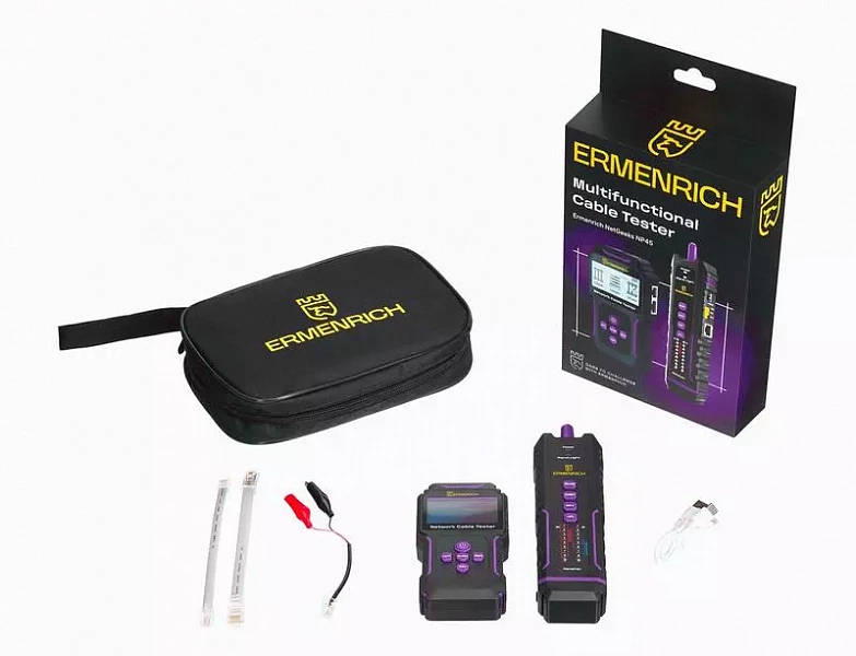 Тестер кабельный многофункциональный NetGeeks NP45 Ermenrich 84554