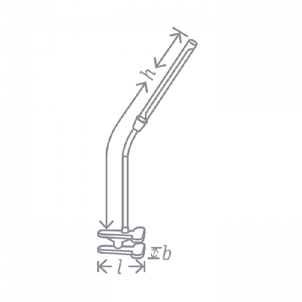 Светильник 71 573 NDF-C004-7W-4K-BL-LED прищепка; гибкий; черн. Navigator 71573