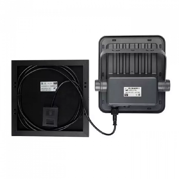Прожектор светодиодный PFL SOLAR 02 50 6500К IP65 GR ДО с солнечн. панелью и пультом JazzWay 5058460