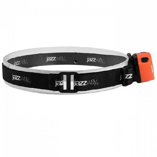 Фонарь аккумуляторный налобный AccuH3-L5W-og zoom LED 5Вт + 2хRED SMD IP54 5 режимов: 100проц. 180лм 3.5ч/50проц. 110лм 5.5ч/30проц. 65лм 15ч/красн. 28ч/мигающ. красн. 12ч аккум. 1.2А.ч управл. жестами оранж. JazzWay 5036673