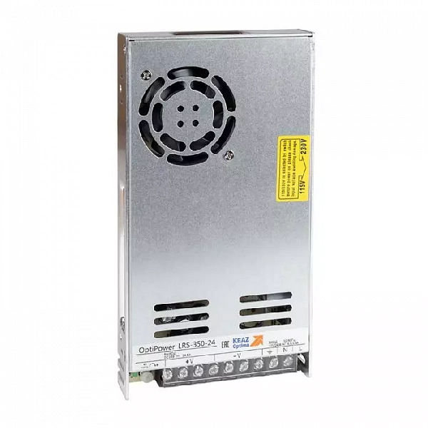 Блок питания панельный OptiPower LRS 350-24 14.6A КЭАЗ 328889