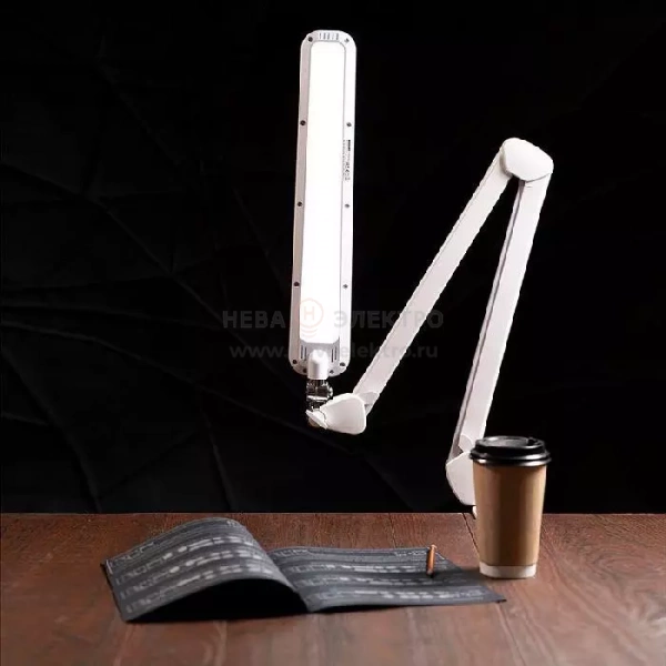 Светильник светодиодный настольн. ECO light 90SMD бестеневой на струбцине сенсорный диммер бел. Rexant 31-0408