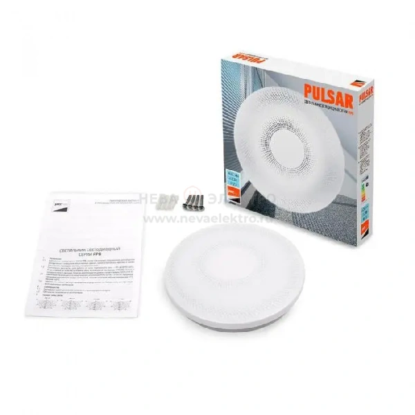 Светильник светодиодный декоративный PPB Pulsar 24Вт 6500К IP20 d260х55 настенно-потолочный бытовой JazzWay 5025028