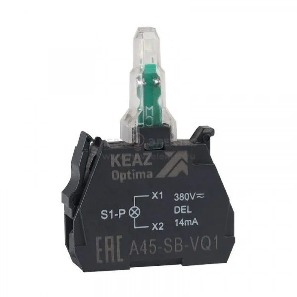 Блок световой OptiSignal D22 A45-SB-VQ4 красн. 380 В AC с защитой от наводок ZBVQ4 КЭАЗ 362256