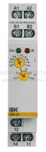Реле тока ORI 0.2-2А 24-240В AC/24В DC IEK ORI-01-2